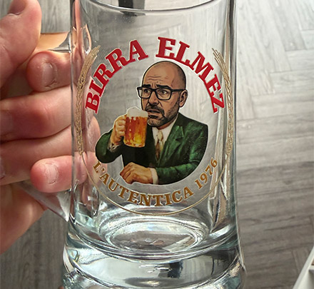 Moretti Photo Steins Stein customer photo, Tom Elmes