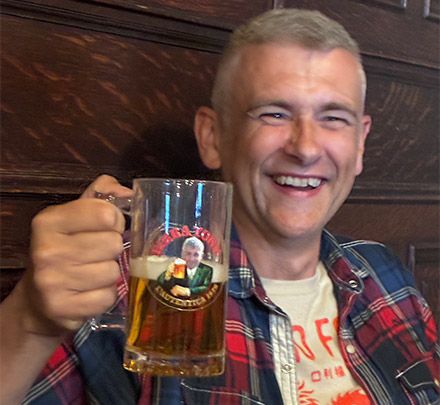 Moretti Photo Steins Stein customer photo, Roderick Daniel Baillie
