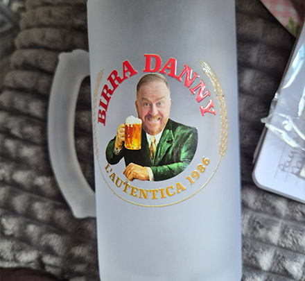 Moretti Photo Steins Stein customer photo, Debbie Barnes