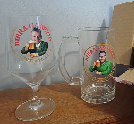 Birra Di Papa Beer Glass customer photo, Talfan Cousins