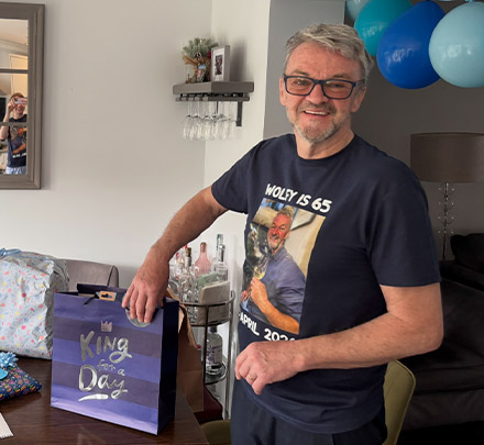 Birthday Photo T-Shirt customer photo, Julie Joyce