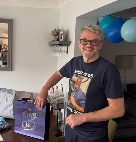 Birthday Photo T-Shirt customer photo, Julie Joyce