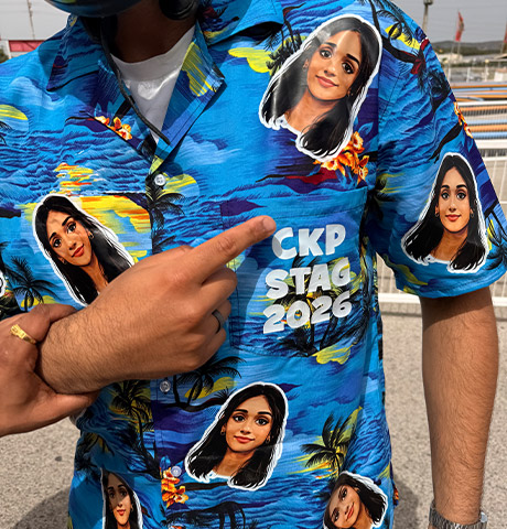 Photo Print Hawaiian Short Set customer photo, Jerin Micheal