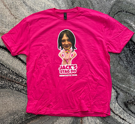 Mankini Photo Print T-Shirt customer photo, Josh Cantrell