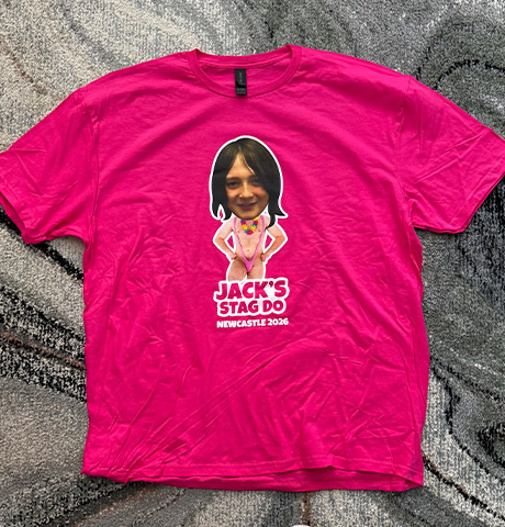 Mankini Photo Print T-Shirt customer photo, Josh Cantrell