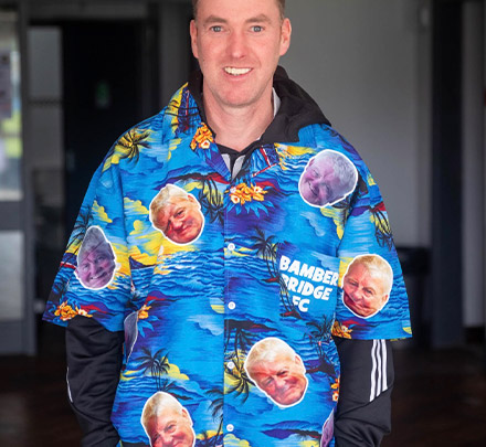 Photo Print Hawaiian Shirt customer photo, Nick Boardman