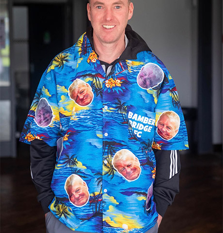 Photo Print Hawaiian Shirt customer photo, Nick Boardman