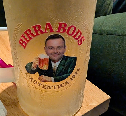 Moretti Photo Steins Stein customer photo, John Heritage