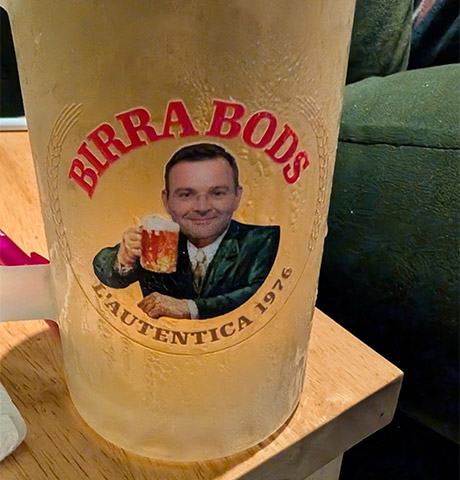 Moretti Photo Steins Stein customer photo, John Heritage