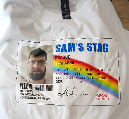 McLovin Superbad Photo Print T-Shirt customer photo, James Hunt