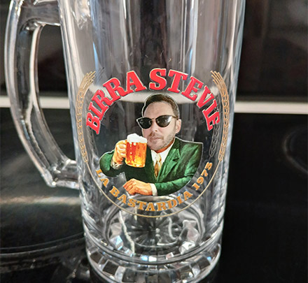 Moretti Photo Steins Stein customer photo, Neil Duncan 