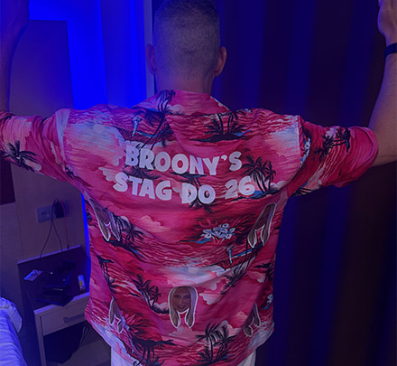 Photo Print Hawaiian Shirt customer photo, David Hanratty