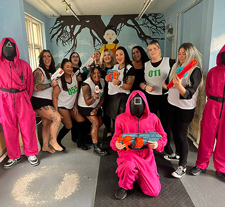 Squid Games customer photo, Billie Bland