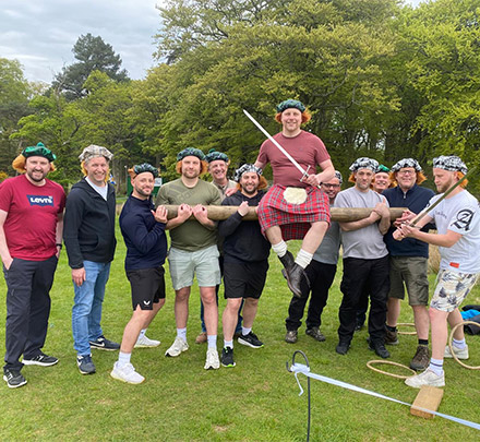 Mini Highland Games customer photo, Ryan Finch